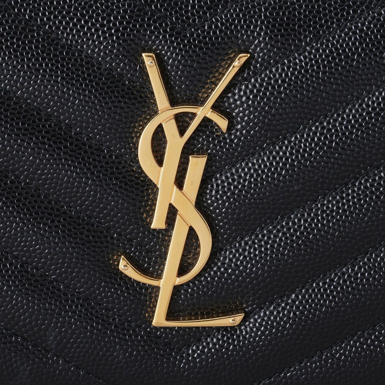 YVES SAINT LAURENT(USED)생로랑 358094 모노그램 지퍼 장지갑